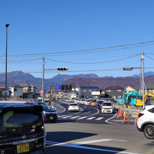 田富町敷島線計画道路