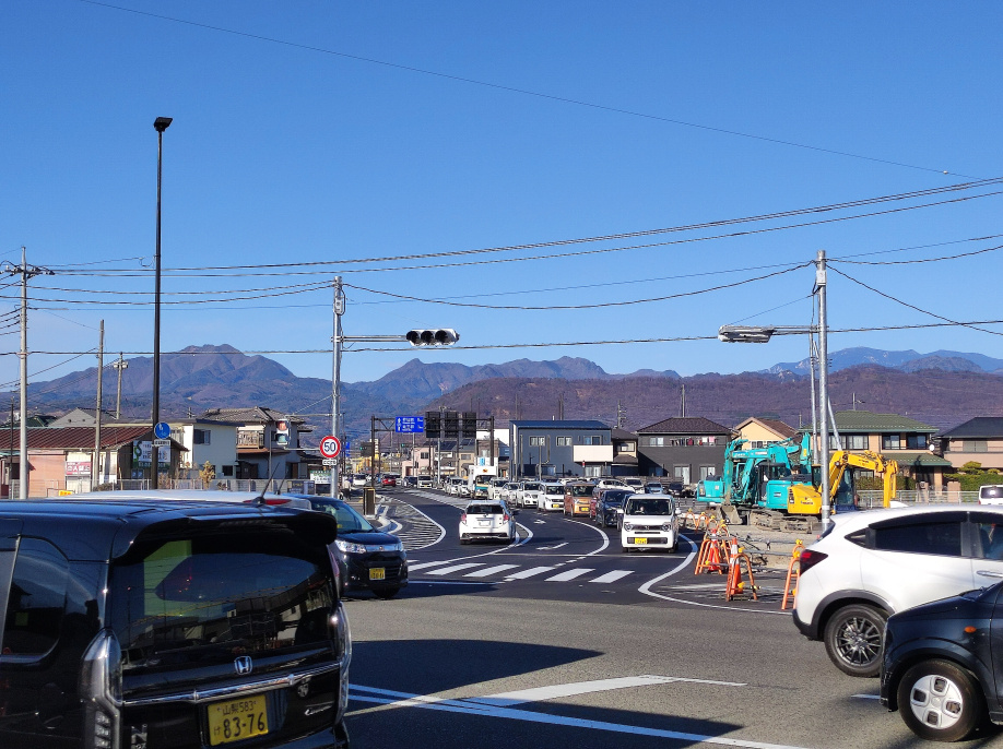 田富町敷島線計画道路